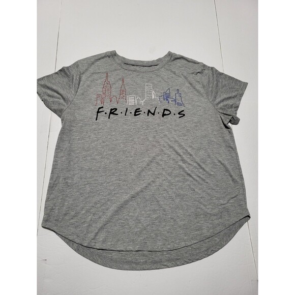 FRIENDS Tops - (#L6) Friends TV Show Skyline Graphic T-Shirt Size Women's XXL (19) Short Sleeve